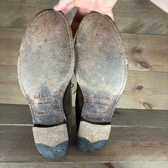 paul smith mens size 10 shoes brown suede comfort causal dress shoes - Picture 7 of 9